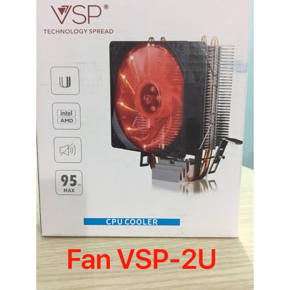 Fan CPU 775 1155 máy game CT 2U tải nhiệt khí 2 ống đồng siêu mát cho cpu - hỗ trợ main dùng chíp intel