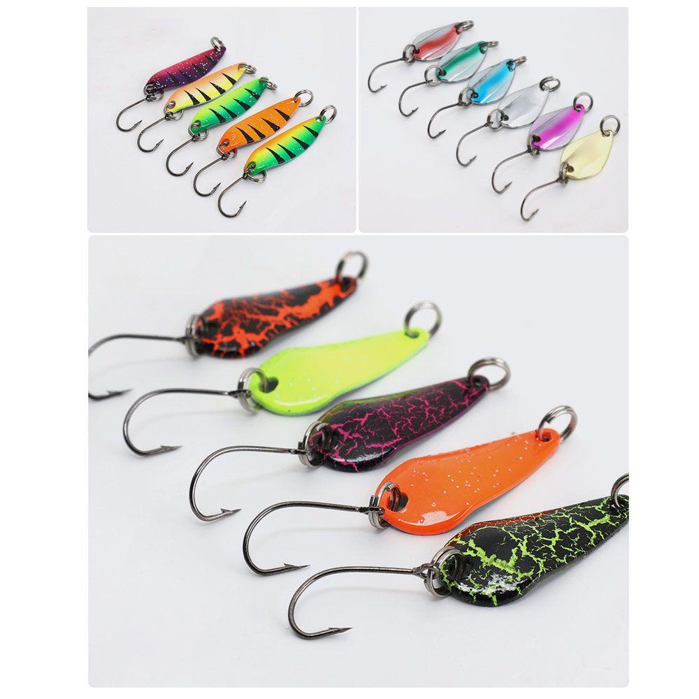 Set 10 Mồi Câu Cá Di Động Bằng Kim Loại Lấp Lánh