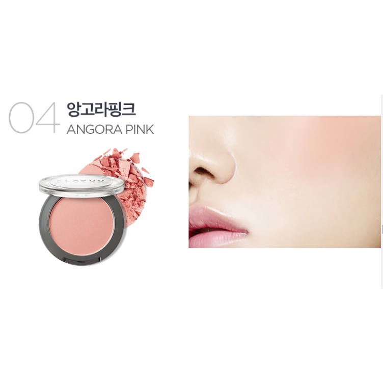 Phấn Má Hồng Klavuu Urban Pearlsation Natural Powder Blusher