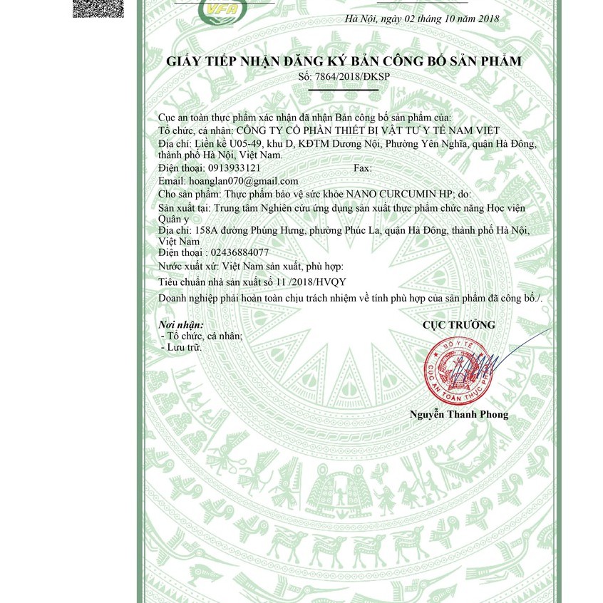 Nano Curcumin HP  - Giải Pháp Cho Người Bệnh Dạ Dày hạn dùng tới t8/2023 | BigBuy360 - bigbuy360.vn