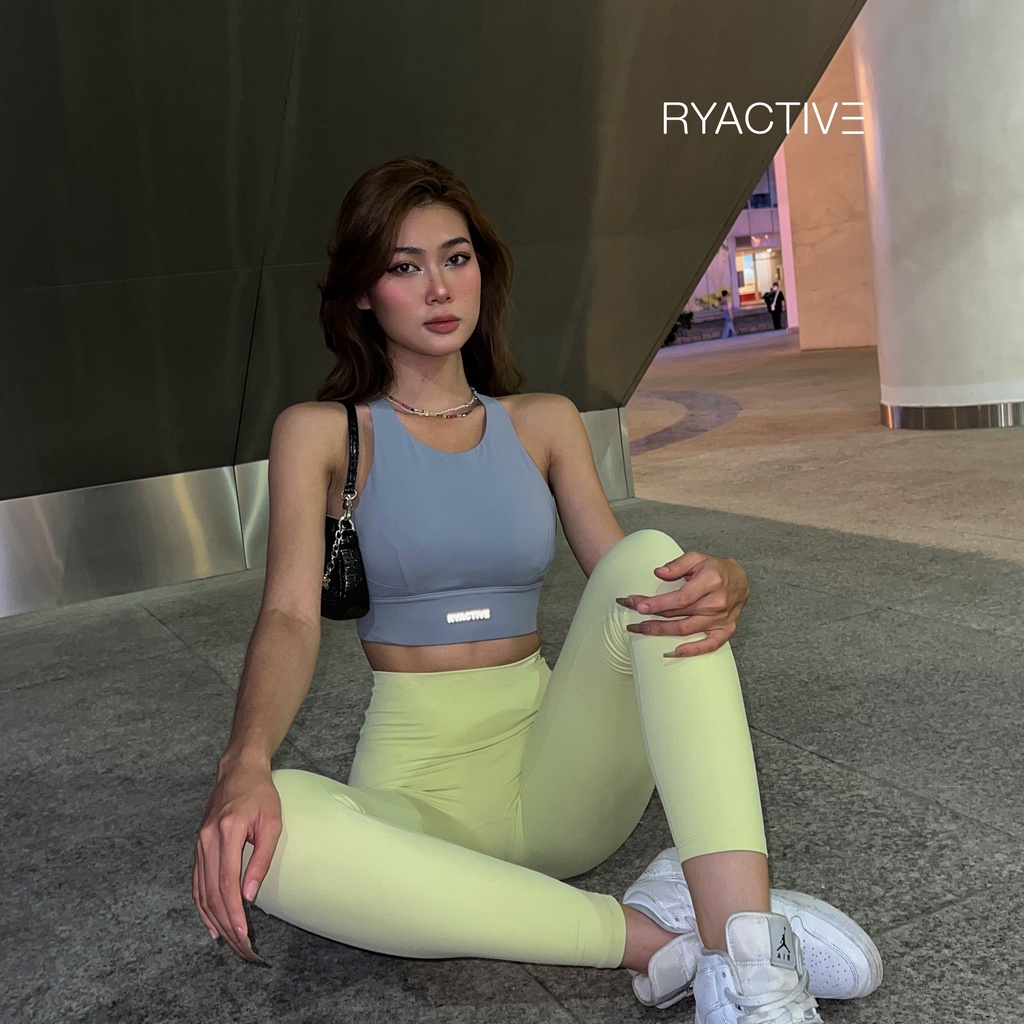 Quần tập yoga/thể thao lưng cao RYACTIVE - RYA Legging Neon