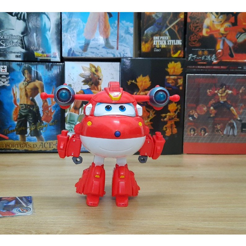 Super wings đội bay siêu đẳng Robot Biến Hình Cỡ Lớn Có Đèn Và Âm Thanh : Jett siêu cấp, Dizzy, Astra, Donnie siêu cấp