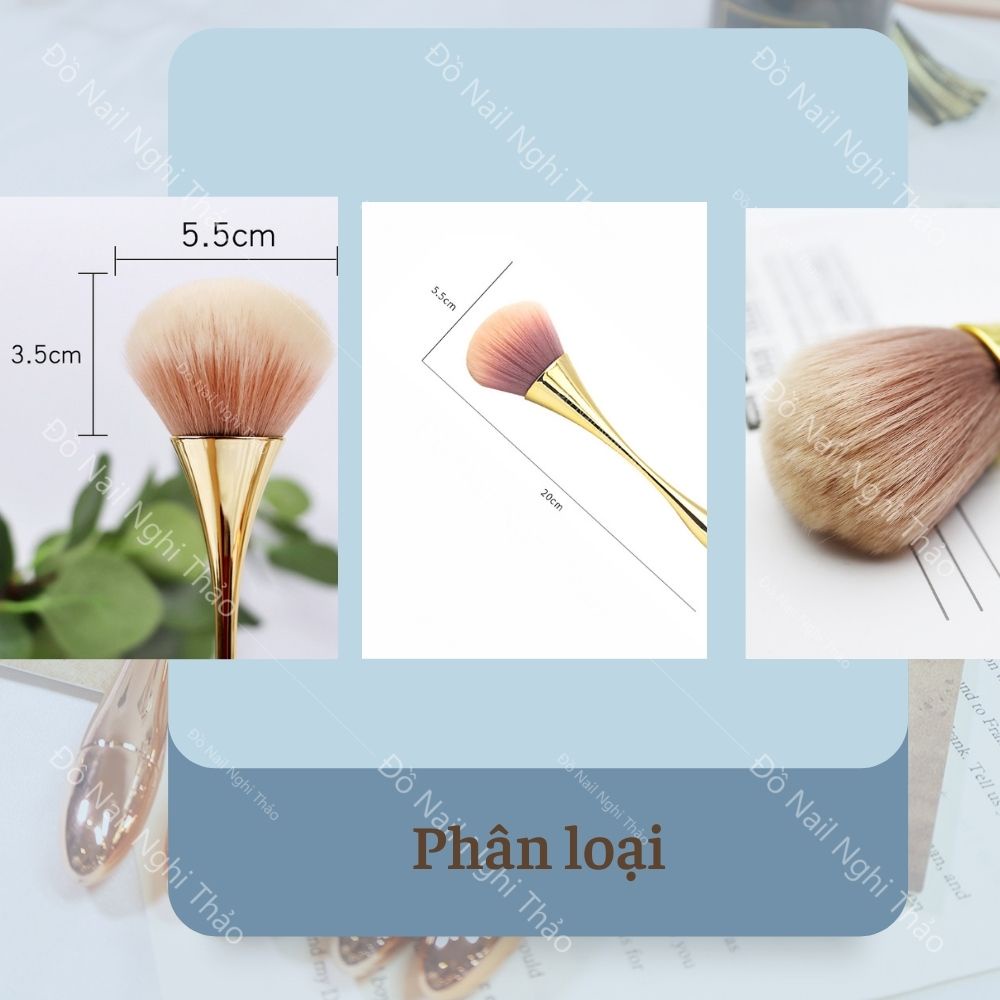 Chổi phủi bụi nail cán dài