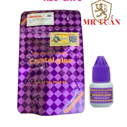 keo nối mi crytal glue chính hãng _keo tím - dụng cụ nối mi_mr Tuấn