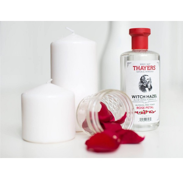 Nước hoa hồng Làm Sạch, Se Khít Lỗ Chân Lông Thayers Witch Hazel Toner Rose Petal 355ml - Hương hoa hồng 355ml