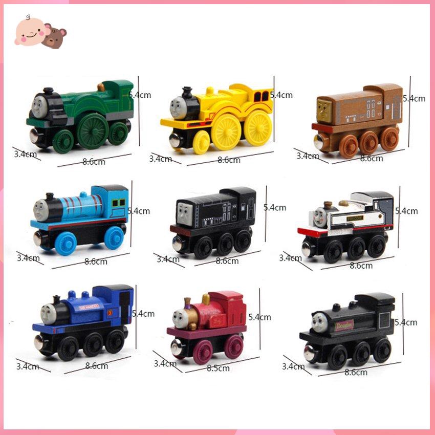 Bộ Đồ Chơi Xe Lửa Nam Châm Bằng Gỗ Cho Bé