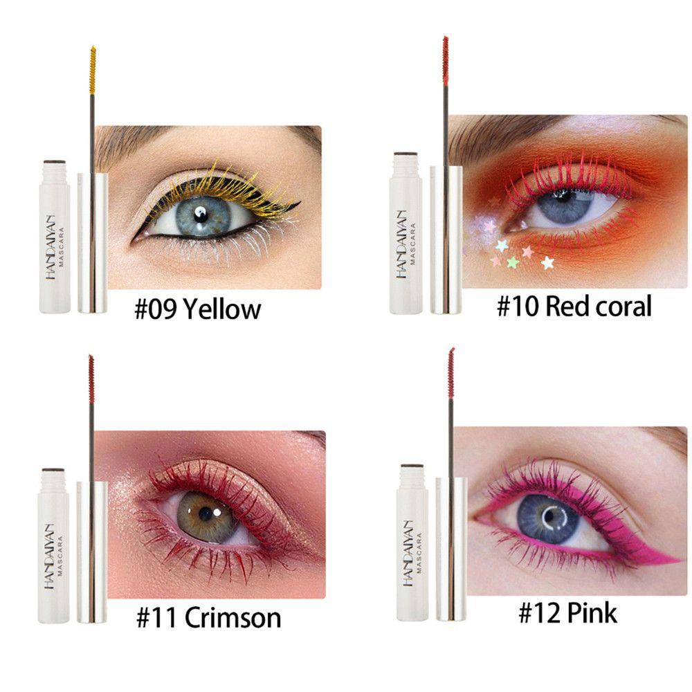 Mascara Trang Điểm Lông Mi Nhiều Màu Chống Nước