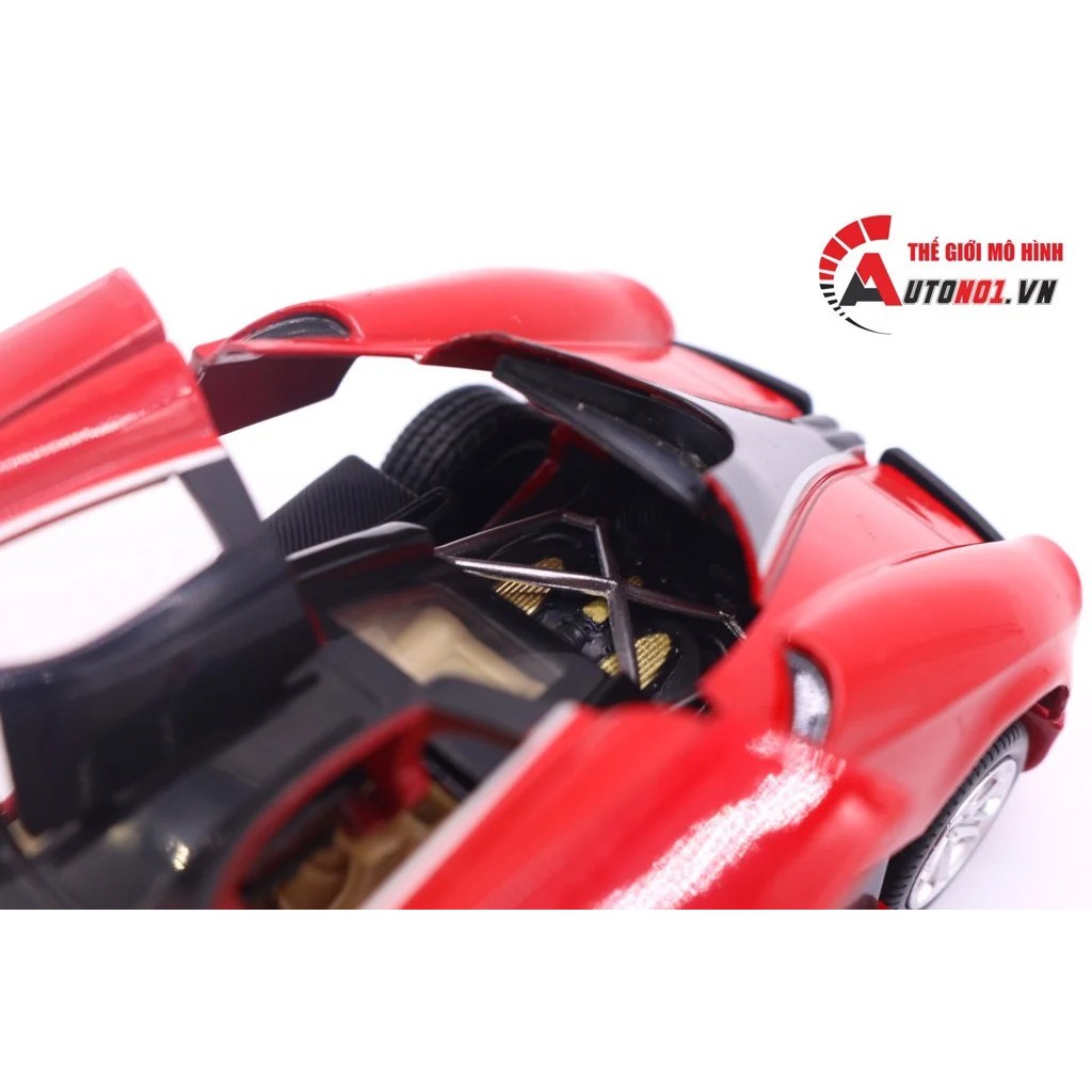 MÔ HÌNH XE PAGANI HUAYRA RED 1:32 KHÔNG HỘP ALLOY 7073