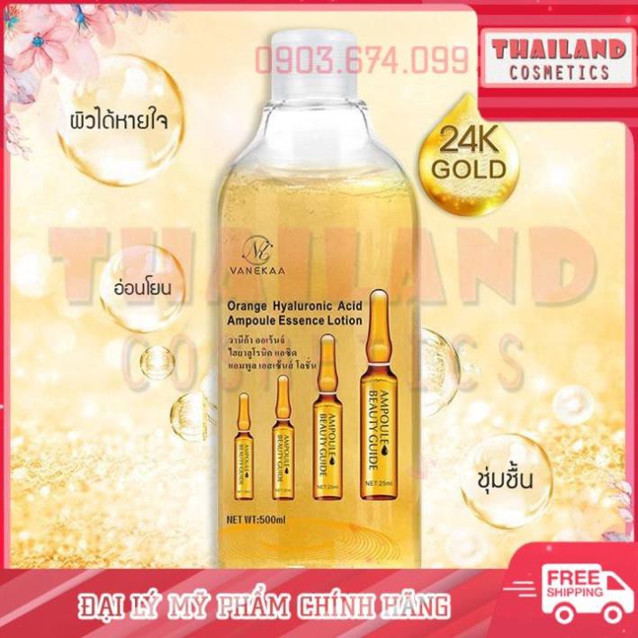 Toner tinh chất vàng lá 24k Vanekaa