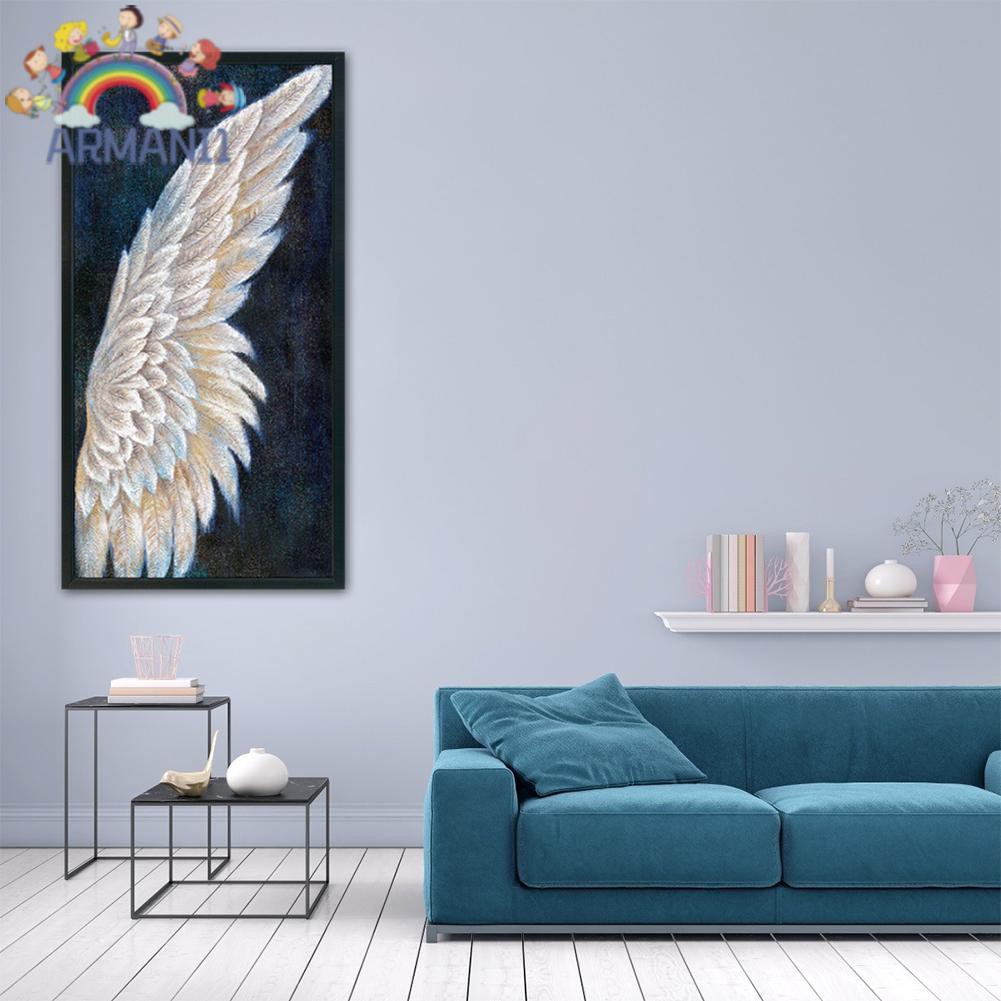 Armani Half Angel Wing Stamped Cross Stitch Kits 3-Strand 11CT Embroidery Craft