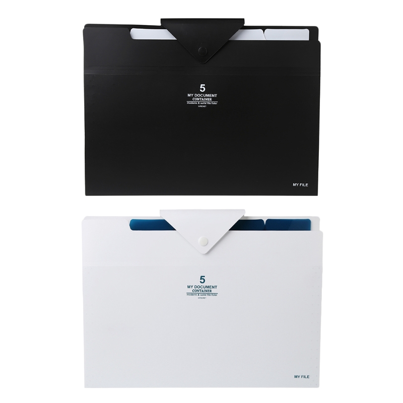 Túi đựng hồ sơ khổ A4 5 lớp mở rộng tiện lợi