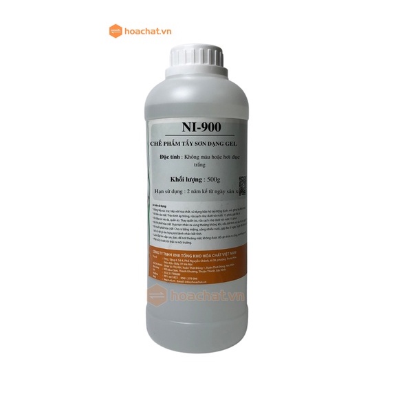 Chế phẩm tẩy sơn bôi quét siêu mạnh dạng gel Ni-900