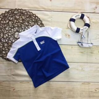 Áo thun cotton cổ bẻ bé trai 25_45kg