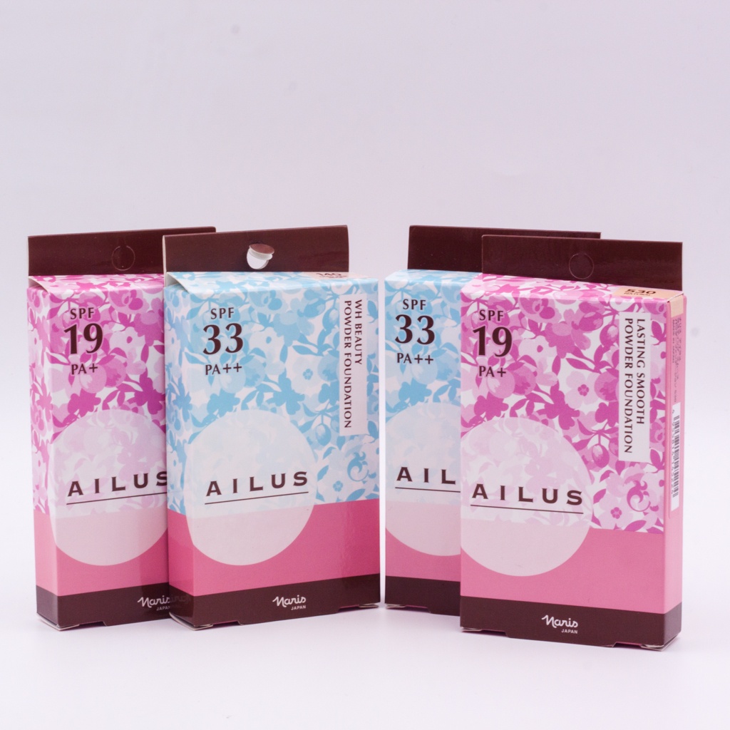 Phấn nền sáng da Naris Ailus WH Beauty Powder Foundation Nhật Bản 10g