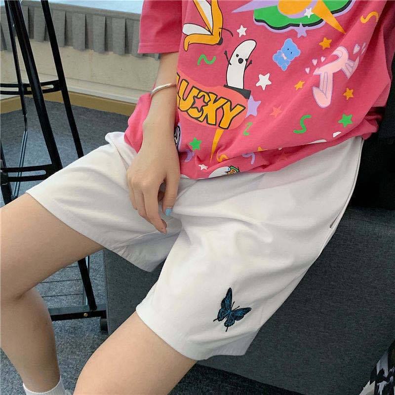 Quần Short Thêu Hình Bướm Phong Cách Hàn Quốc 100 Cho Nữ | BigBuy360 - bigbuy360.vn