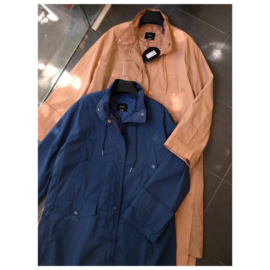 Áo Trencoat Urban lemao màu cam