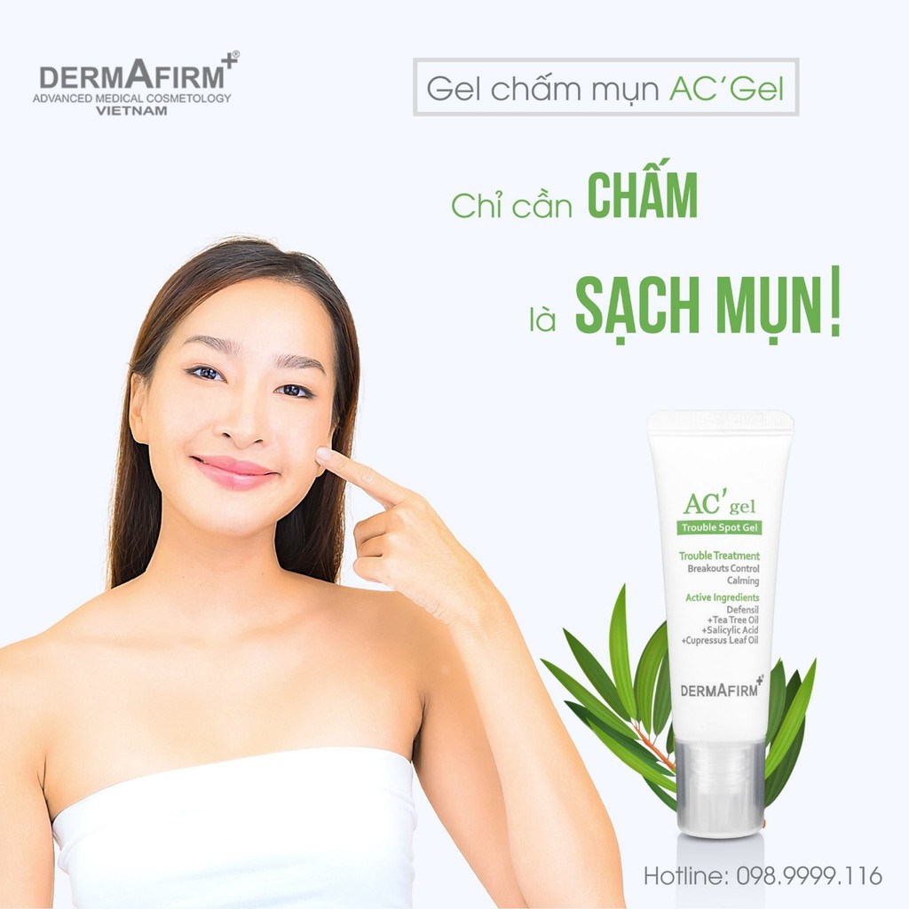 Ac'gel chấm đầu mụn hiệu quả dermafirm | BigBuy360 - bigbuy360.vn