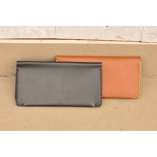 Ví nữ cầm tay da bò thật handmade