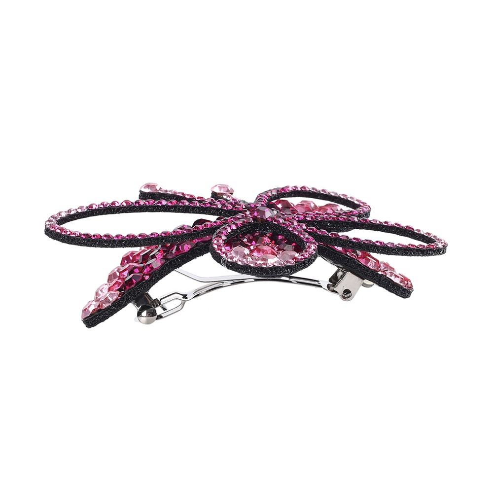 BUTTERFLY Kẹp Tóc Hình Con Bướm Đính Đá Phong Cách Hàn Quốc