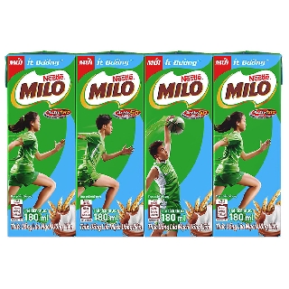 Thùng 48 Hộp Sữa Nestlé Milo Ít Đường (180ml/ Hộp)