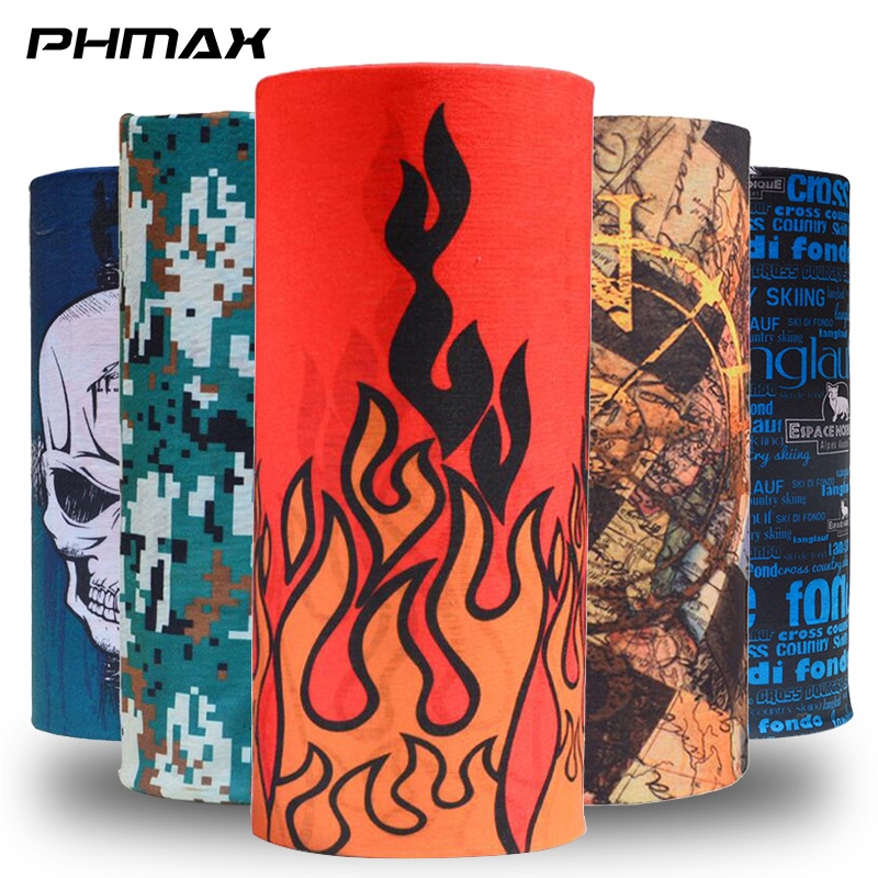 Khăn trùm mặt PHMAX chống bụi/ chống tia UV dùng khi đi xe máy/ xe đạp/ tập thể thao ngoài trời đa năng tiện dụng