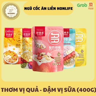 Gói 400g - Ngũ cốc ăn liền HONLIFE nhiều vị, cực ít yến mạch