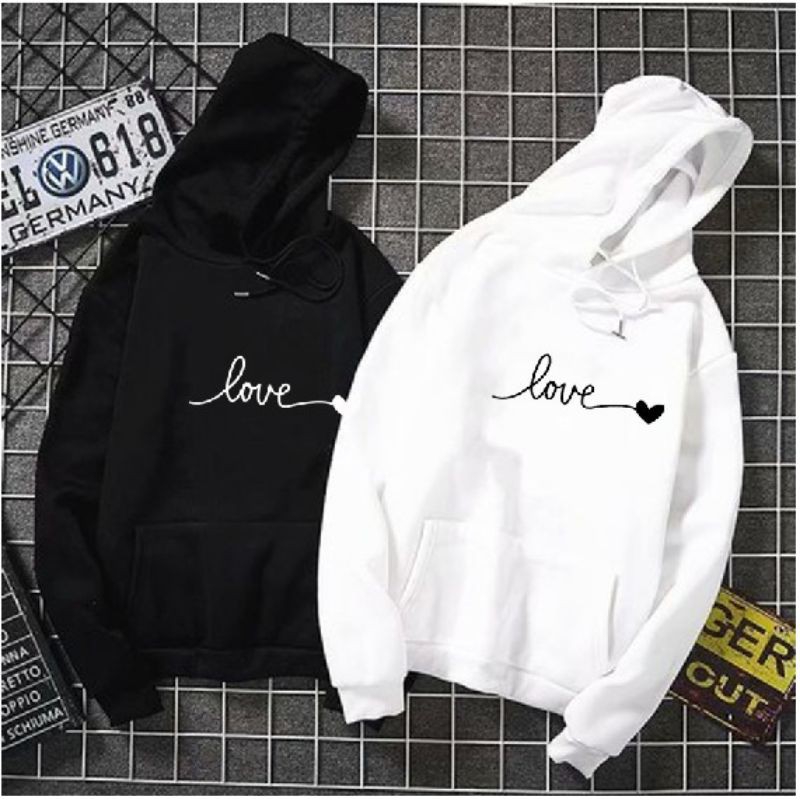 áo  nỉ bông không xù love