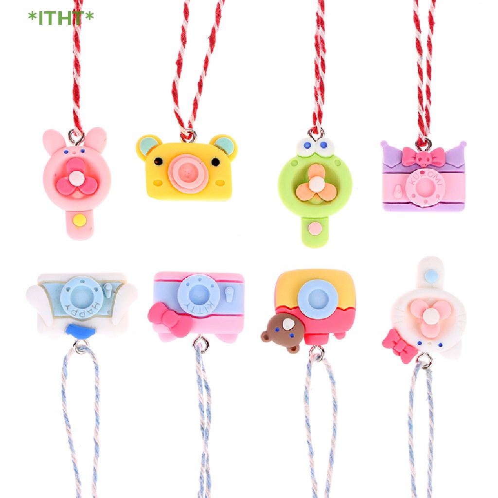 Quạt Máy Ảnh Treo Cổ Trang Trí Nhà Búp Bê Tỉ Lệ 1: 12 Mới