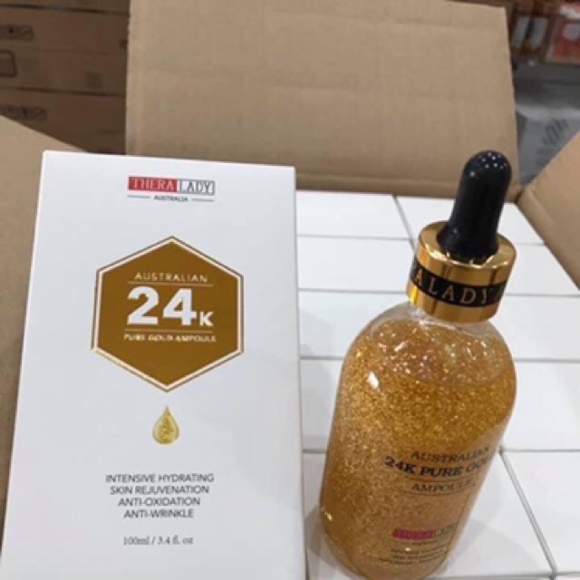 Serum Tinh Chất Vàng 24k Pure Gold Ampoule Thera Lady 100ml (Date mới nhất) - Xuất xứ Úc | BigBuy360 - bigbuy360.vn