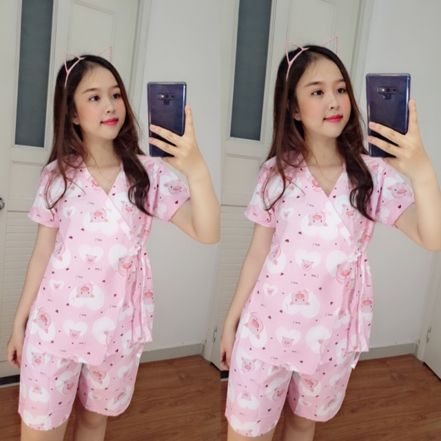 Đồ ngủ Kimono mùa hè Kate Thái form <58kg | BigBuy360 - bigbuy360.vn