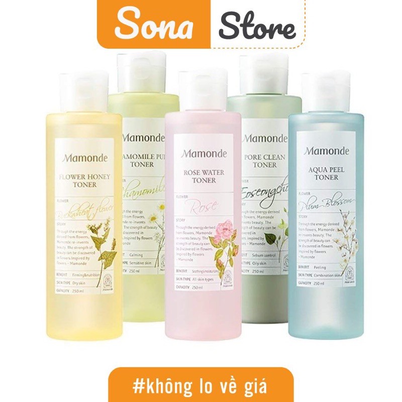 Nước Hoa Hồng Mamonde 250ml