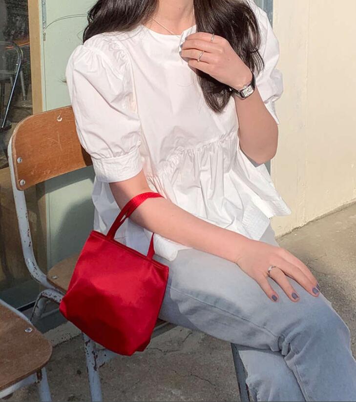 Áo Nữ Tay Ngắn Buộc Dây Thời Trang Hàn Quốc Xinh Xắn