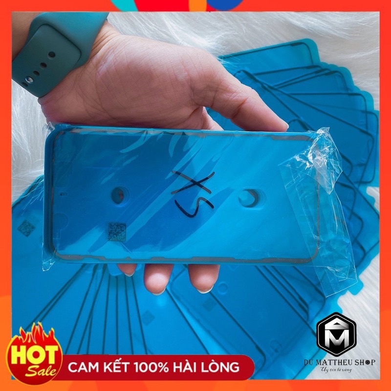 Ron kháng nước Ip 6s/ 6spl/ 7/ 7pl/ 8/ 8pl/ X/ XR/ XSM/ 11pro/ 11promax 3 lớp real chuẩn sịn