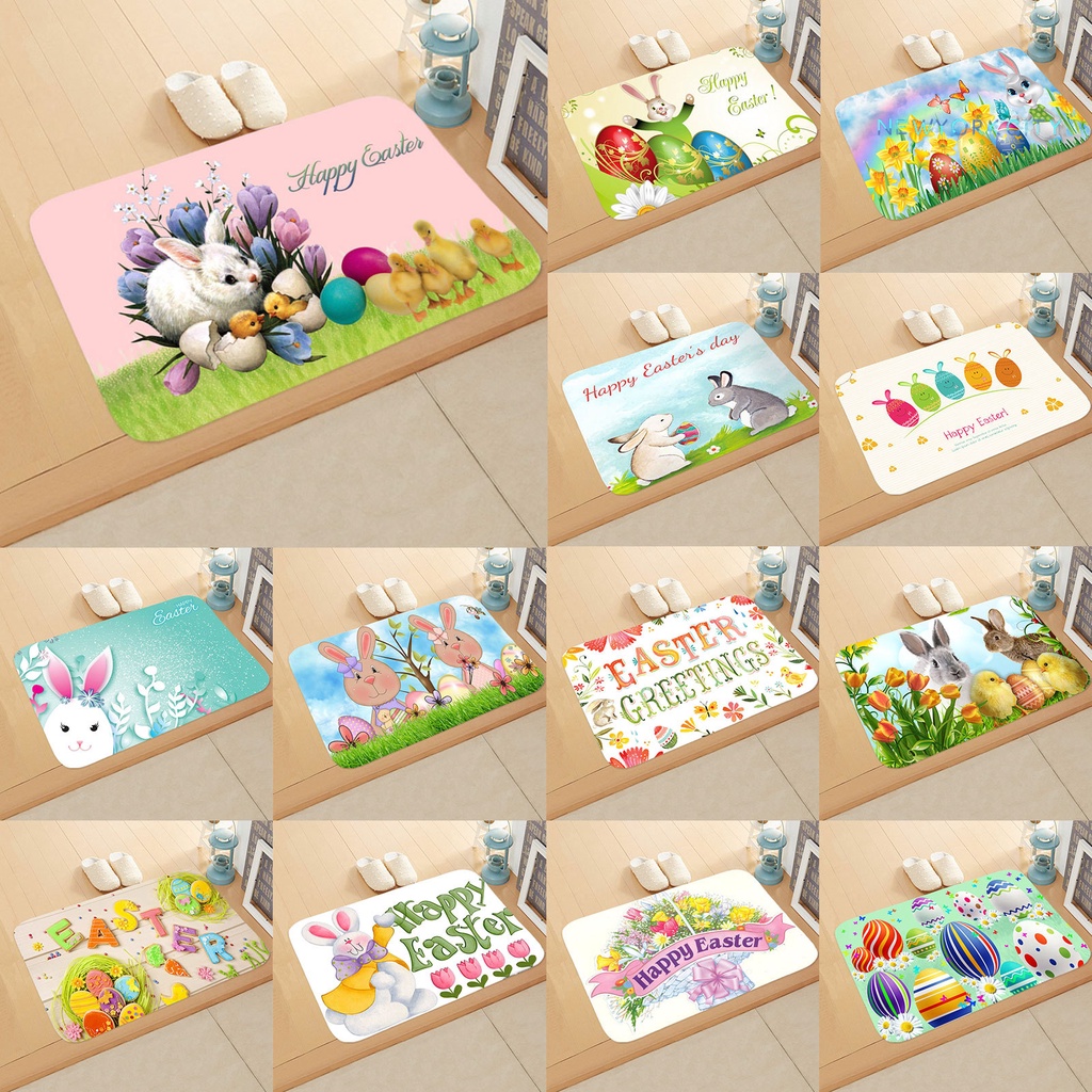 Thảm Chùi Chân Chống Trượt Bằng Flannel Dành Cho Phòng Ngủ