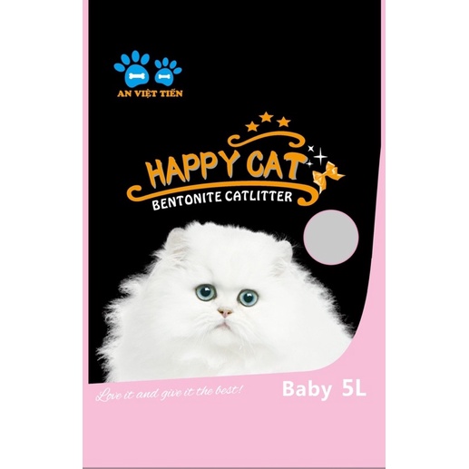 Cát vệ sinh Happy Cat túi 5 lít