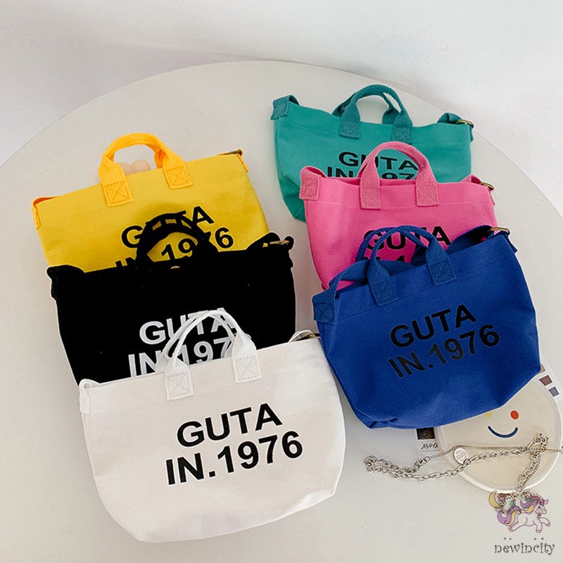 Túi canvas đeo chéo thời trang Hàn Quốc cho bé