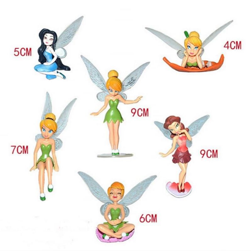 [Xả lỗ] Búp bê TINKER BELL xinh xắn dùng để trưng bày hoặc trang trí bánh sinh nhật