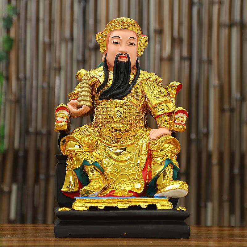 Thần tượng Tota Tianwang 12 inch 16 Li Jing Ngôi nhà ở thành phố quê hương của Tổng được cất giữ đồ trang trí bằng