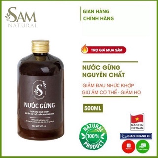 Nước gừng nguyên chất Samnatural