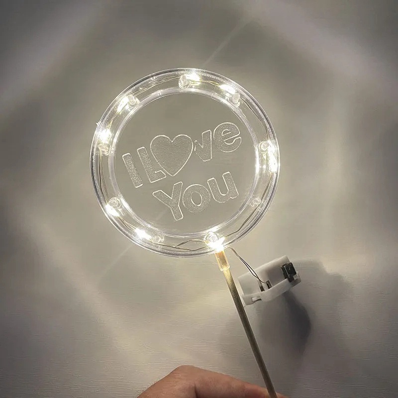 Đèn LED Trang Trí Bánh Kem 3 Chế Độ Lãng Mạn