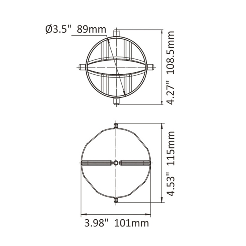 Vỏ Bọc Ống Thoát Nước Đôi Bằng Nhựa Bền Có Khóa Cài Cho RV / Du Thuyền