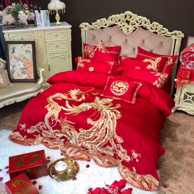 Chăn ga gấm lụa 10 món cao cấp