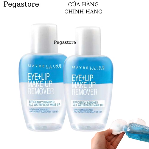 Nước tẩy trang mắt môi MAYBELLINE MAKE UP REMOVER EYE &amp; LIP 40ml - dung dịch tẩy trang chuyên dụng