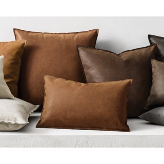 Vỏ gối sofa da, giả da simili cao cấp bán phá giá