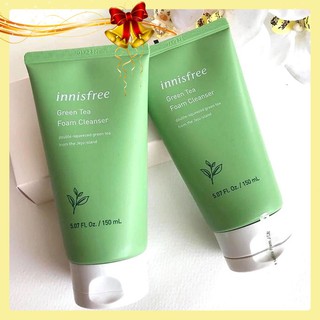 Sữa rửa mặt trà xanh innisfree green tea cleansing foam mẫu mới 2019