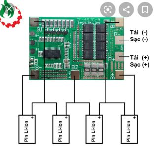 MẠCH 4s - 30a pin 3.7v