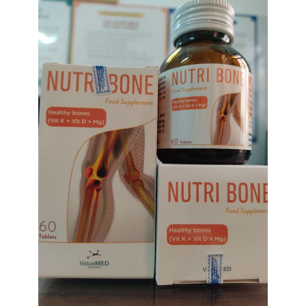 Viên uống bổ sung Canxi NUTRI BONE- Hộp 60 viên.