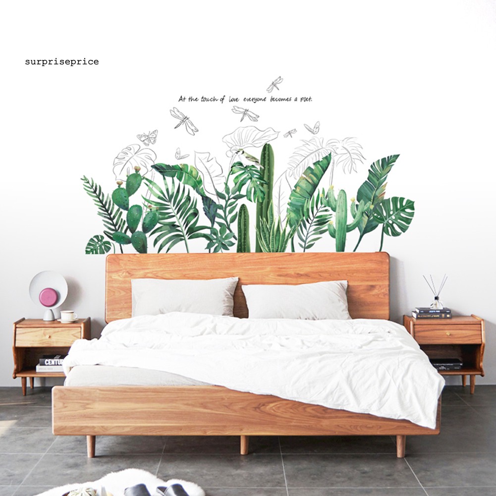 Miếng dán tường trang trí hình cây lá độc đáo xinh xắn