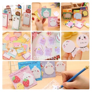 Giấy nhớ, giấy note nhiều mẫu giá sỉ