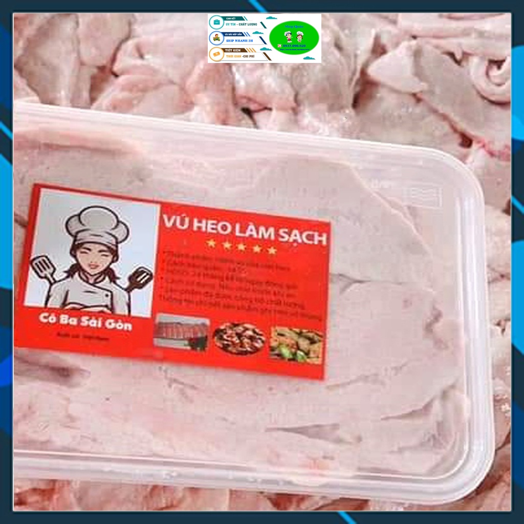Vú Heo Tươi Cắt Sẵn 1Kg -